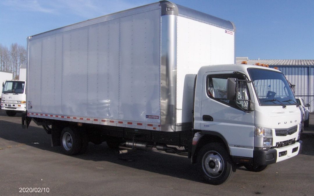 2020 MITSUBISHI FUSO FE 180 BOX TRUCK – STRAIGHT TRUCK – #1367