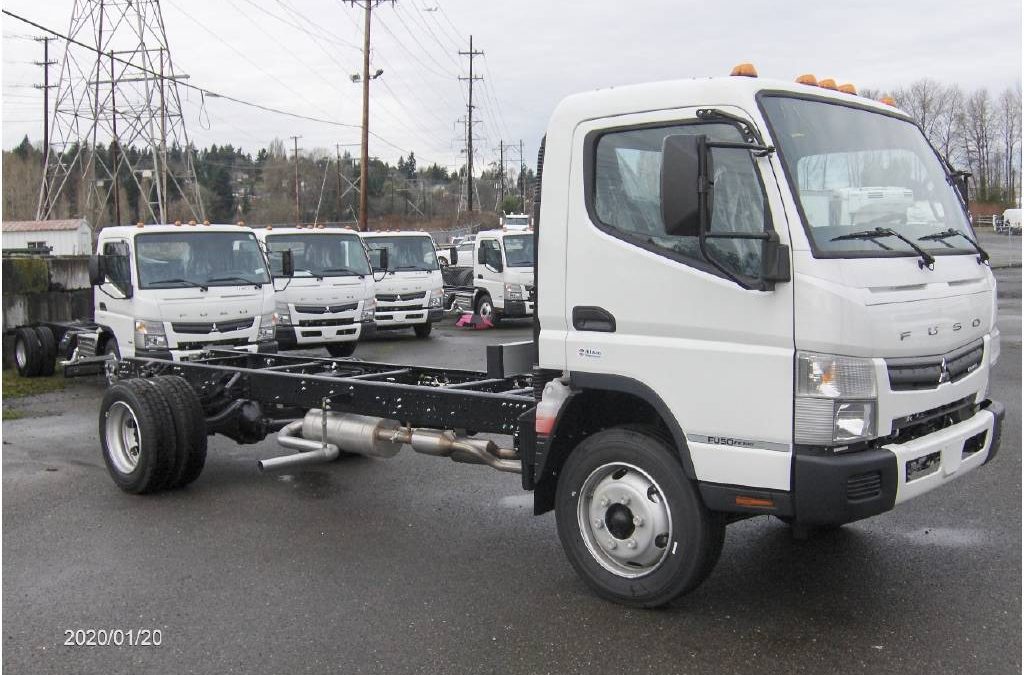 2020 MITSUBISHI FUSO FE 180 CAB CHASSIS – #1370